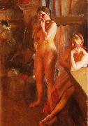 Anders Zorn Eldsken oil on canvas